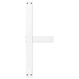 Coffee Table Legs T-Shaped 2 pcs White 70x25x cm Steel 4013037
