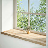 Window Sills 2 pcs Untreated 120x40x2 cm Solid Wood Oak 4009122