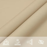 ZNTS Sunshade Sail Oxford Fabric Rectangular 3x4.5 m Beige 135156