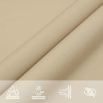 Sunshade Sail Oxford Fabric Triangular 5x7x7 m Beige 135182