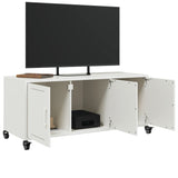 TV Cabinet White 100.5x39x43.5 cm Steel 846649