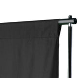 160061 Photo Backdrop Support System 600x300 cm Black