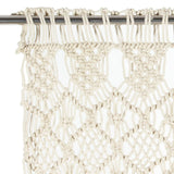 Macrame Curtain 140x240 cm Cotton 323977