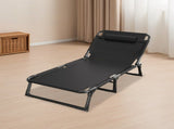 Foldable Sun Lounger Recliner Beach Camping Rest Garden Indoor Folding Chair 42077138