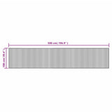 Rug Rectangular Black100x500 cm Bamboo 376960