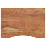 Desk Top 80x60x2.5 cm Rectangular Solid Wood Acacia 370169