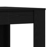 Dining Table Black Oak 140 x 74.5 x 76 cm Engineered Wood 862053