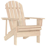 Garden Chair Natural Fir Solid Fir Wood Standard Ergonomic 315872