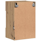 Wall Cabinets with LED Lights for TV 2 pcs Artisan Oak 40x30x60,5 cm 857681