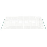 Greenhouse with Steel Frame White 24 m 6x4x2 m 3188073