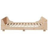 Bed Frame without Mattress 120x200 cm Solid Wood Pine 850770