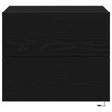 Bedside Cabinet 2 pcs Black Oak 50 x 39 x 41 cm Engineered Wood 863077