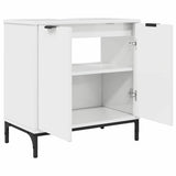 Bathroom Furniture Set with Drawer 2 pcs High Gloss White 3393097
