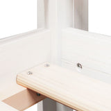 Loft Bed with Ladder and Roof without Mattress White 90x200 cm 3282151