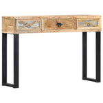 ZNTS Console Table 110x30x76 cm Solid Mango Wood 282761