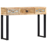 ZNTS Console Table 110x30x76 cm Solid Mango Wood 282761