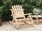 Garden Rocking Chair 69x96x101 cm Solid Wood Spruce 363345