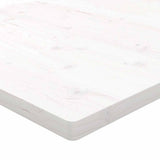 Desk Top White 80x40x2,5 cm Solid Wood Pine 824426