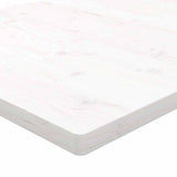 Table Top White 90x90x2.5 cm Solid Wood Pine Square 824396