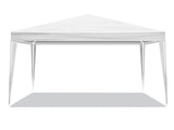 3 x 3m Four Sides Portable Home Use Waterproof Tent with Spiral Tubes White 70629289