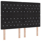 ZNTS Bed Frame Black 140x190 cm Velvet 3344875