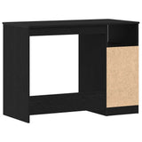 Desk with Drawers Black Oak 102x50x76 cm Engineered Wood 861993