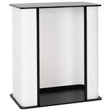 Trade Show Counter Black and White 80 x 40 x 93 cm 42046606