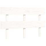 Bed Frame without Mattress White 120x200 cm Solid Wood Pine 3193267