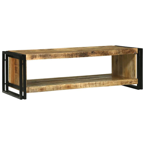 Coffee Table Brown 120 x 50 x 38 cm Solid rough mango wood 4104712
