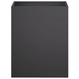 Garden Planter 2 pcs Black 40 x 30 x 40 cm Cold-rolled Steel 8005471