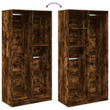 Wardrobe Smoked Oak 100x50x200 cm Engineered Wood 3307769