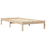 Bookcase Bed without Mattress 90x200 cm Solid Wood Pine 3324326