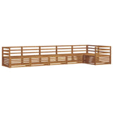 Outdoor Sofa Set 6 pcs Natural Solid Acacia Wood 3373519