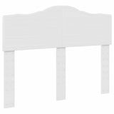 Bed Frame with Headboard White 120 x 190 cm Solid Pine Wood 3412925