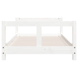 Kids Bed Frame White 80x160 cm Solid Wood Pine 834430