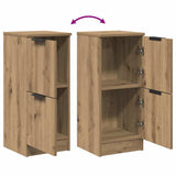 Sideboards 2 pcs Artisan Oak 30x30x70 cm Engineered Wood 856962
