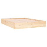 Bed Frame without Mattress Solid Wood 120x190 cm Small Double Small Double 820072