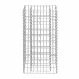 142557 Gabion Raised Bed Steel 50x50x100 cm