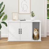 Cat House White 85 x 55 x 50 cm Engineered Wood 8000734