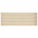 Wall Display Case Beige 100 x 8.5 x 36 cm Engineered Wood 42015621