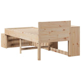 Bed Frame without Mattress 80x200 cm Solid Wood Pine 3309755