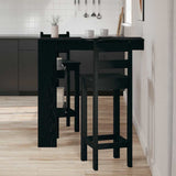 Wall Bar Table Black Oak 102 x 45 x 103.5 cm Engineered Wood 862748