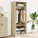Wardrobe Sonoma Oak 80x50x200 cm Engineered Wood 3307695