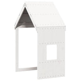 Kids' Bed Roof White 60x99x139.5 cm Solid Wood Pine 846889