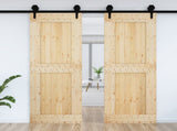 Door NARVIK Natural 80 x 210 cm Solid Pine Wood 42047089