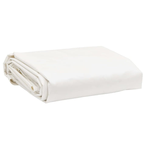 Tarpaulin White 5x5 m 650 g/m² 156070