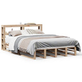 Bed Frame without Mattress 140x200 cm Solid Wood Pine 3306495