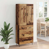 Highboard Old Wood 69.5 x 34 x 180 cm Engineered Wood 3415622