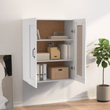 Hanging Wall Cabinet White 69.5x32.5x90 cm 812303