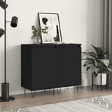 Sideboards 2 pcs Black 40x35x70 cm Engineered Wood 831055